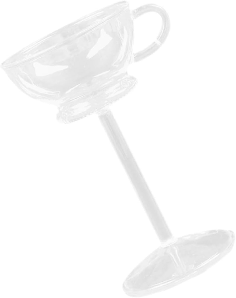 Creative Glass Goblet Decorative Drinkware for Home Parties Wine Cup with Sturdy Base Unique Glass for Barware Events