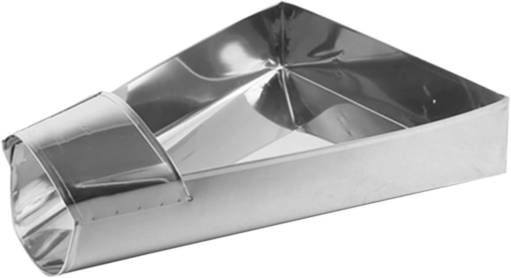 Luxshiny Stainless Steel Food Shovel Scoop with Ergonomic Handle for Kitchen Bar and Restaurant French Fries Popcorn and Snacks Easy to Clean and