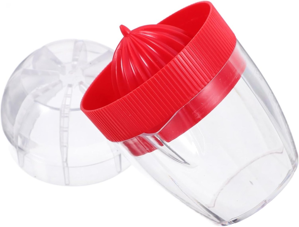 Manual Mini Fruit Juice Squeezer Portable Hand Juicer Citrus Lemon Extractor Food Grade Safe Compact for Travel Home Use Easy to Clean Random Color