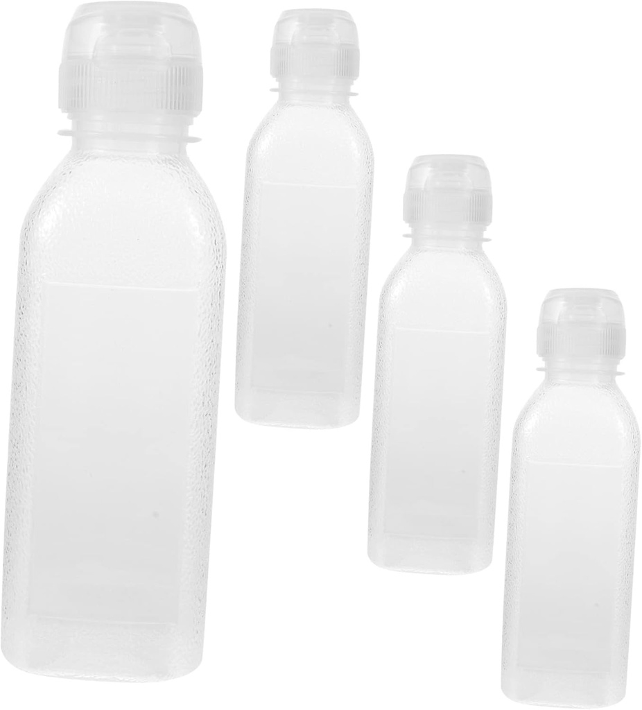 4pcs Cooking Oil Dispenser Bottles Squeeze Containers for Sauces Condiments Oils Food-grade Leak Design for Kitchen Barbecue Baking