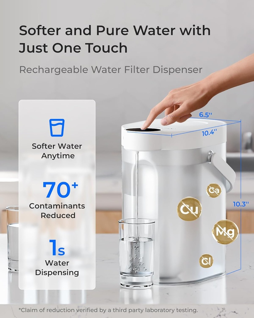 Waterdrop Rechargeable Water Filter Dispenser & Slim Dispenser