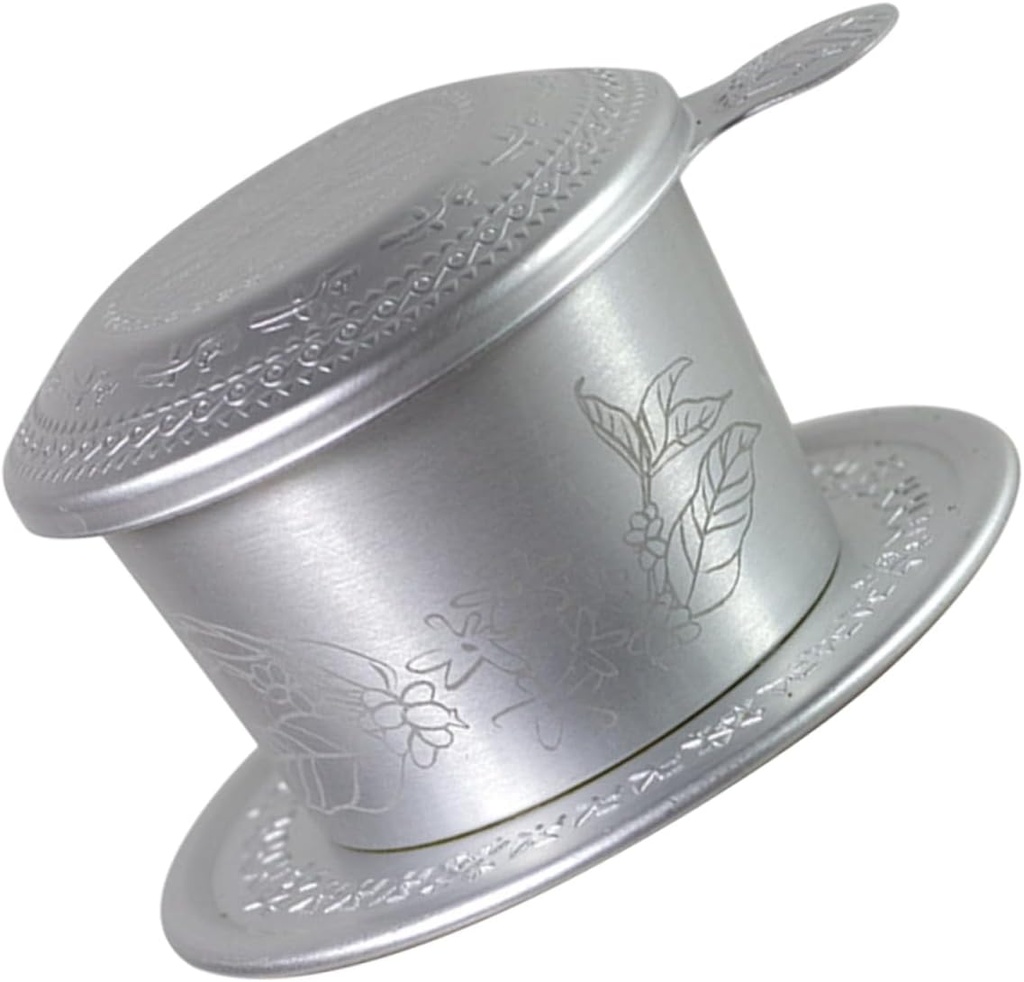 BESTYASH Portable Dripper for Vietnamese Coffee Drip Unbleached Filter Maker Travel Dripper