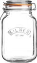 Kilner Swing Top Square Glass Jar | 1.5L