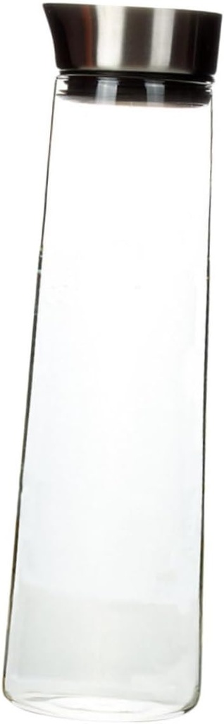 Zerodeko Beverage Pitcher Lid Large Capacity Jug for Home Use Elegant Design for Tea Juice Borosilicate Glass for Entertaining Guests