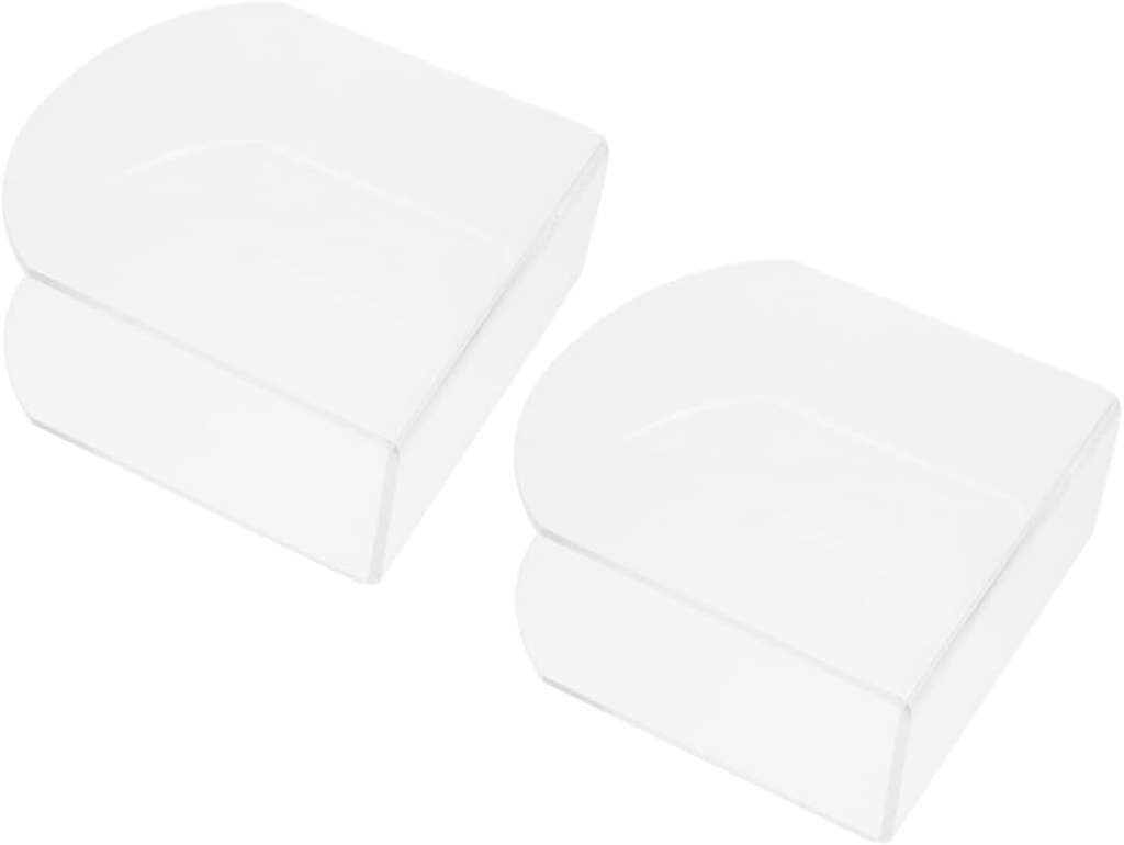 OUNONA 2pcs Clear Acrylic Napkin Holder for Tabletop Use Stylish Upright Tissue Dispenser for Restaurants and Home Dining for Cocktail and Beverage Napkins