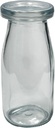 6.76 oz / 200ml Vintage Glass Bottle with Leakproof Clear Lid, Reusable & Eco-Friendly – Ideal for Milk, Juices, Smoothies, Infused Water, BPA-Free Glass Bottle (12-Pack)