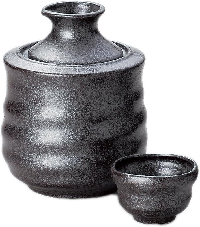 AM-TM259 Silver Black Wave Gui Drinks, 5 Pieces