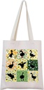 Retro Boho Goose Gift Goose Farm Tote Bag Goose Lover Gift Goose Mom Gift Farm Animal Gift For Farmer