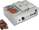 Commercial Chocolate Melting Pot 32-176°F Electric Chocolate Tempering Machine 3 Tanks Stainless Steel Food Warmer Chocolate Melter/Heater for 26.5 Lbs of Tempered Chocolate