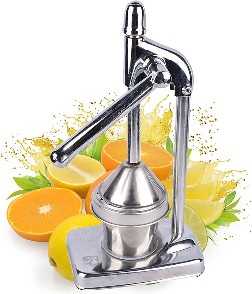 Stainless Steel Citrus Juicer, Manual Juicer, Orange Juicer for Lemon Lime Pomegranate Restaurant, Home Kitchen