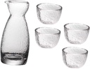 KICHOUSE 1set Japanese Style Sake Cup Set Pot Glasses for Tea Parties Home Decor and Entertaining Versatile Drinkware for Sake Water and Spirits