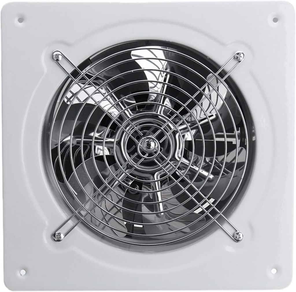Ventilation Fan 4 Inch 20W High Speed Exhaust Fan Toilet Kitchen Bathroom Hanging Wall Window Glass Small Ventilator Extractor Exhaust Fans,White ventilating Fan, 135 * 1
