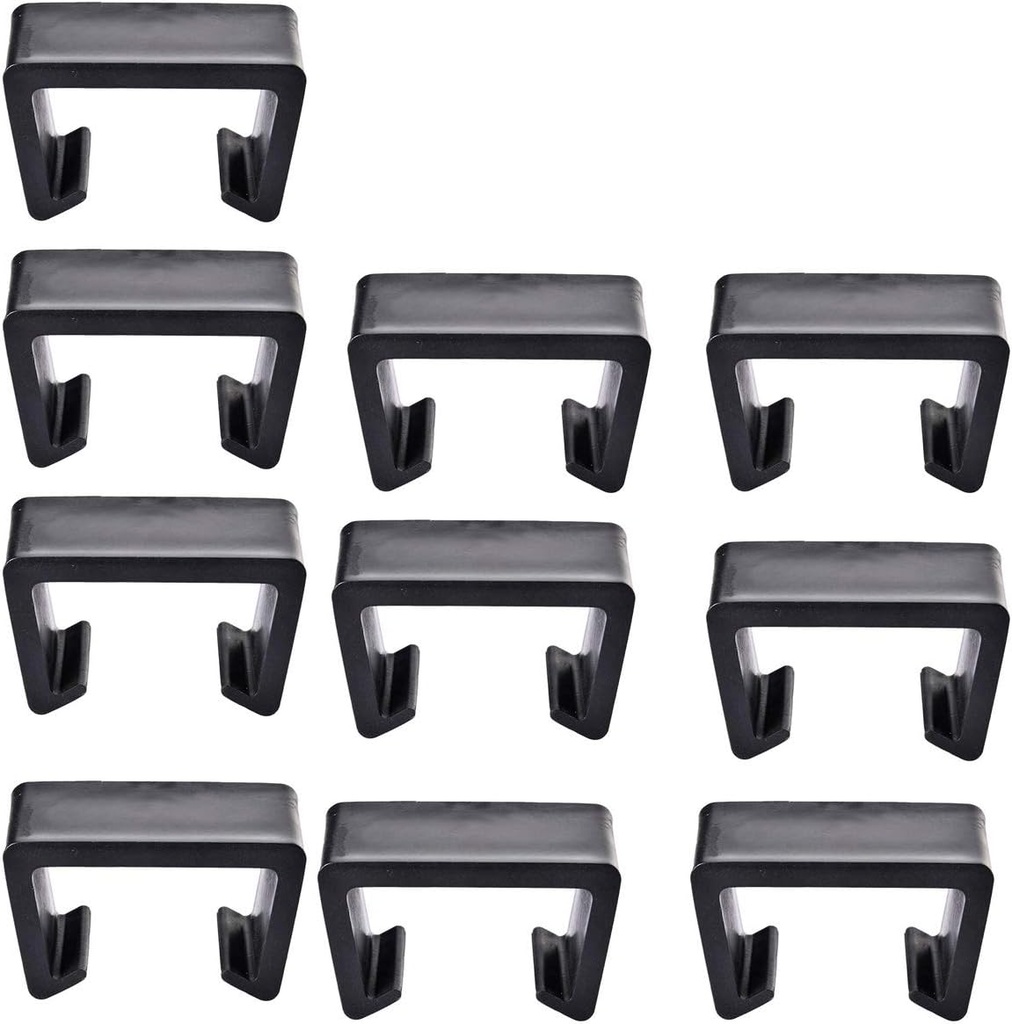 HUIKANGSHENG Wicker Patio Furniture Clips, Chair Couch Clip Sectional Connector for Outdoor Garden Rattan Aligment Rattan Furniture Clamps,10Pieces
