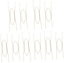 10pcs Vertical Plate Hanger Plate Spring Hooks for Wall Display Platter and Collectibles Stand