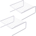 2Layer Multifunctional Wire Storage Rack Dish Stand Organizer for Kitchen Hotel Restaurant Iron Structure Easy Drain Design Keeps Utensils Accessible Tidy