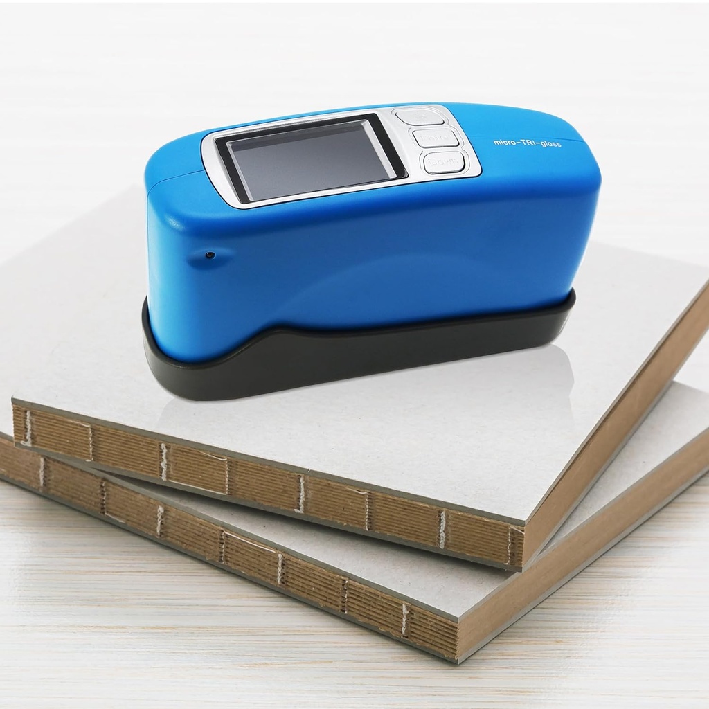 Gloss Meter Angle Three 20/60/85 Degree Gloss Tester Surface Gloss Measurement for Paint, Plastic Building Materials Precise Glossmeter Measurement with Measuring Range Up to 2000GU (Model AMT603)