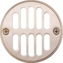 Westbrass Shower Strainer Set with Screws, Grill and Crown, Satin Nickel, D312-07