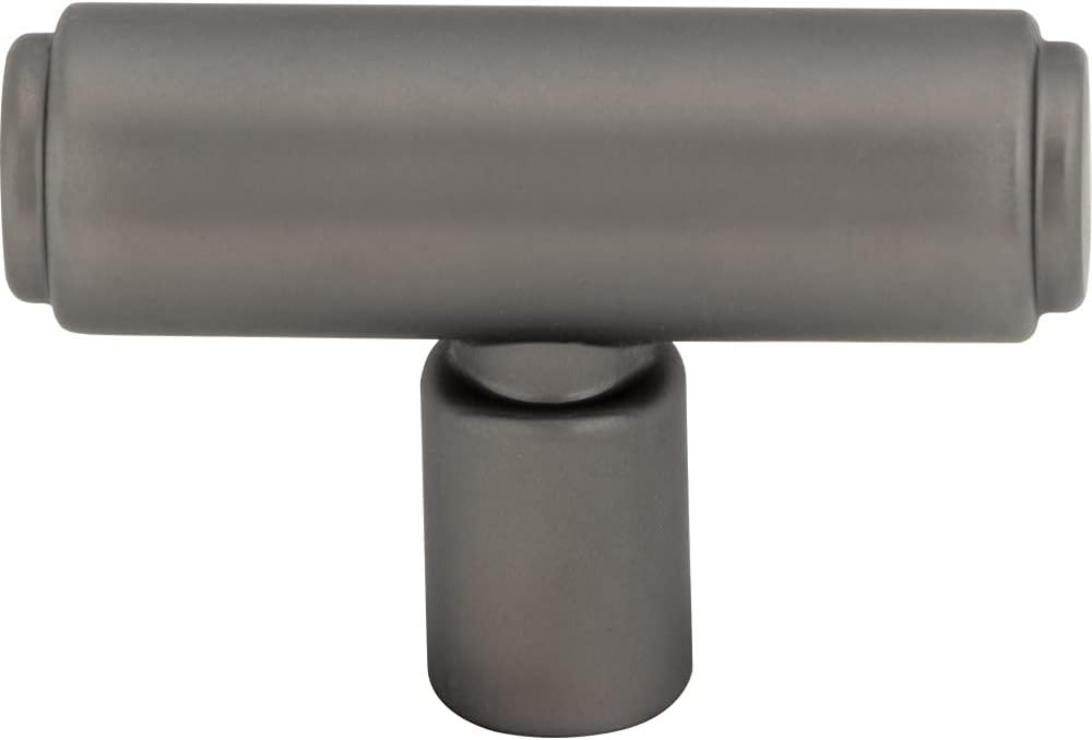 Top Knobs Clarence T-Knob 2 Inch Ash Gray