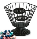 Coffee Pod Holder, Large Countertop Organizer Basket for Coffee Bar Accessories & Capsules