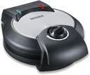 Severin Wa 2103 Waffle Maker Non-stick Coating Temperature Control (220v) Silver Black Color