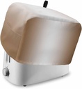 Toaster Cover with Pockets Ombre Beige Bread 4 Slice Toaster Oven Covers for Kitchen, Gradient Color Dustproof Cover for Small Appliance Cover and Fingerprint Protection, Bread Machine Cover