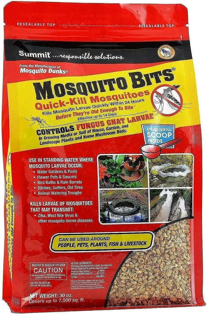Summit...responsible solutions Mosquito Bits - Quick Kill FamilyValue 1Pack (30Ounce)