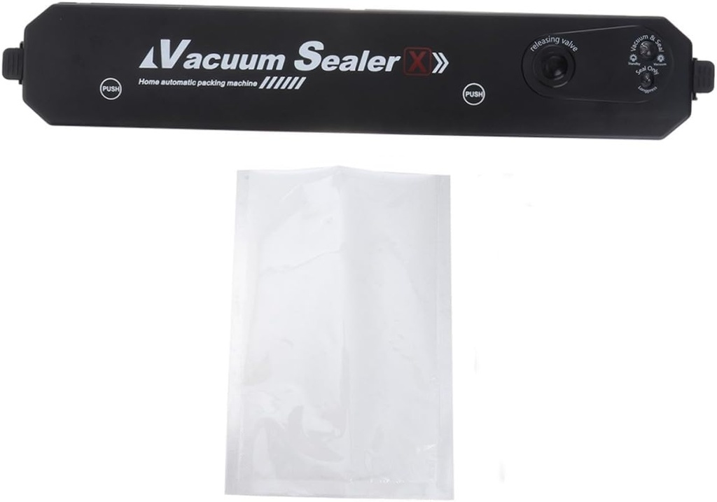 Portable Automatic Vacuum Sealing Machine Handheld Heat Sealer for Kitchen Food Preservation with Precut Bags US Plug Acv