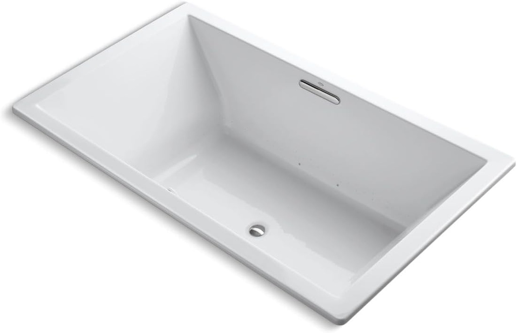 Kohler K-1174-GH-0 Underscore Rectangle Bathtub, White