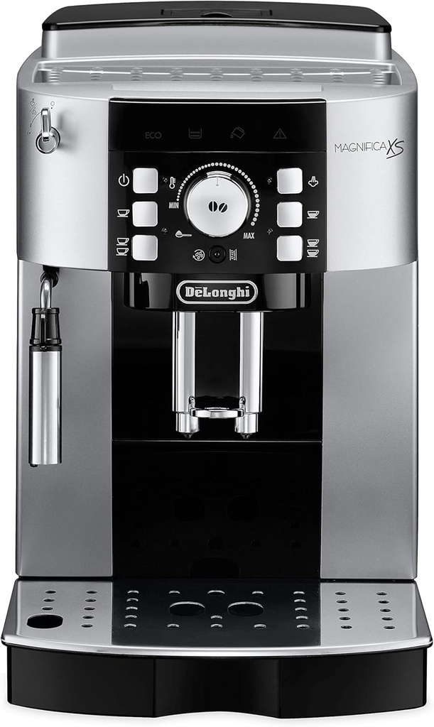 De'Longhi ECAM22110S Magnifica XS Fully Automatic Espresso Machine with Manual Cappuccino System, Silver