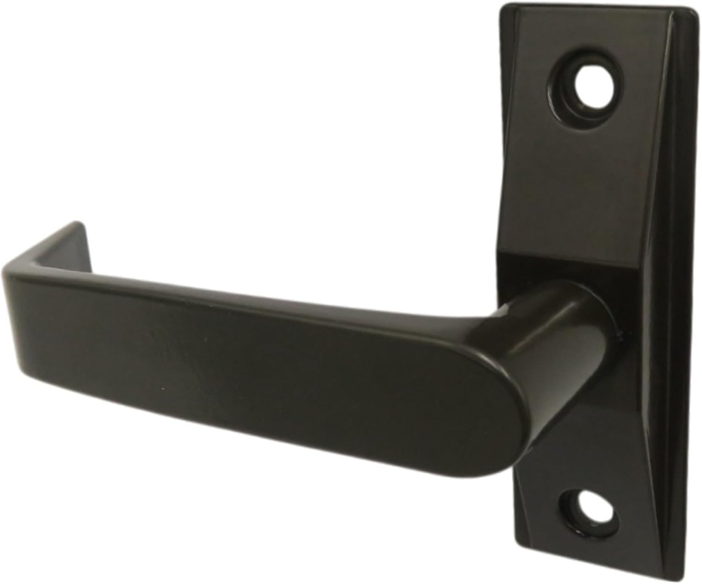 elox Storefront Lock Type Deadlatch Extended Version Lever Handle for Adams Rite Narrow Stile Lock Bronze Duronodic Color (Right Hand)