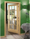 Kimberly Bay French Door 15-Lite Unfinished Clear Glass 80 Inch 36 Inch