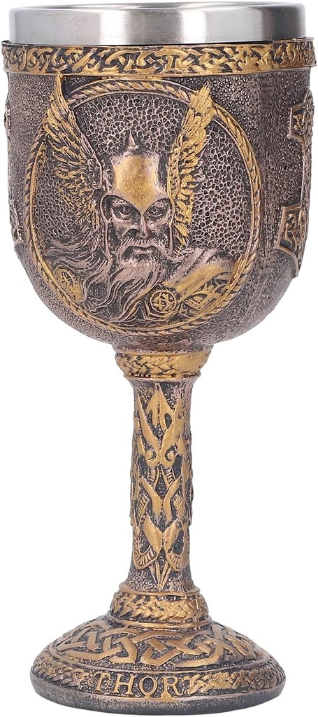Norse Mythology Wine Goblet, Nordic Wine Goblet Resin Wine