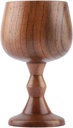 TOPINCN Wooden Wine Goblet Wood Goblet, 150ML Wooden Mug, Elegant Goblet Multiuse Wood Grain Cup Wine Grape Drinking Cups Easy to for Kitchen for Home