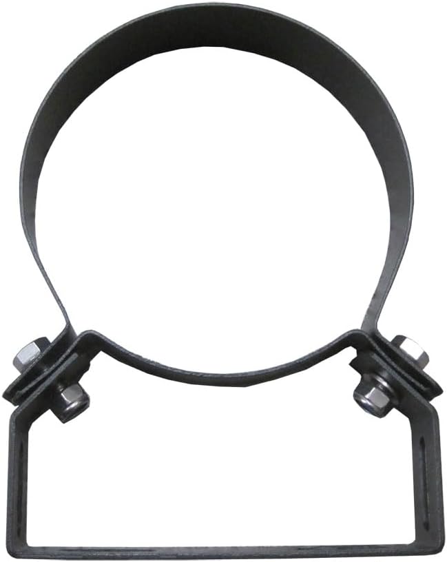 Stabile Italian Pellet Stove/Wood Stove, Stainless Steel Φ130 Wall Pipe Clamp (Chimney Support Fittings), 5.5 inches (140 mm) Extension Stays with 2 Pieces