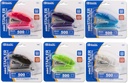 BAZIC Products Mini Stapler w/500 Staples, Standard (26/6) Built-in Staple Remover, Soft Grip 12 Sheets, Portable Small Staplers for Home Office School, 1 Unit, Random Color