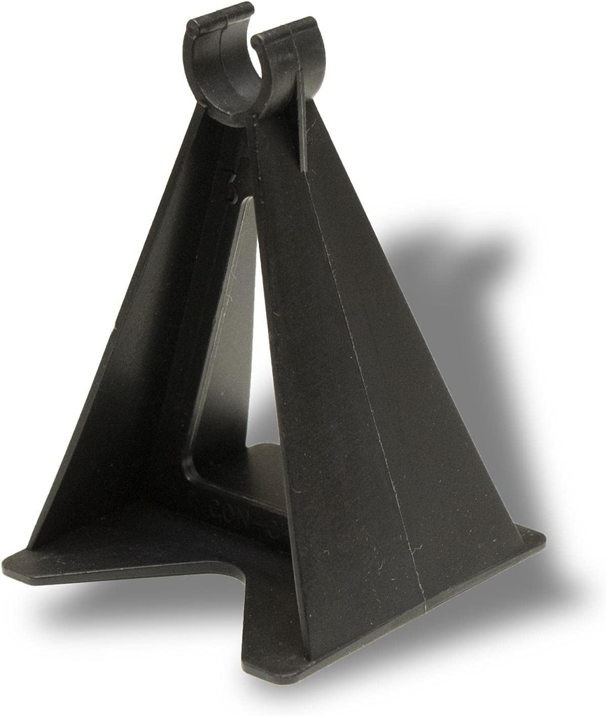 MARSHALLTOWN 3 Inch Rebar Support Chair - (500 Pack) Heavy Duty & Durable Plastic Concrete Rebar Stand Holder with Snap-in Mount, 28662