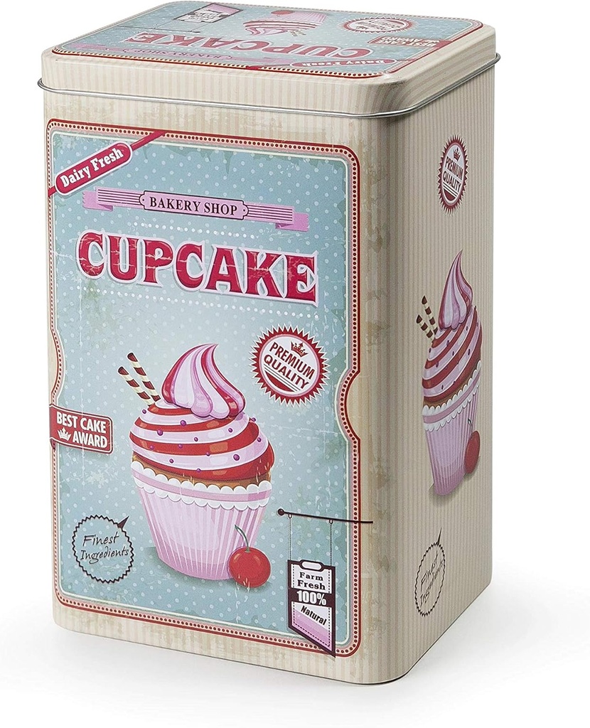 Ibili 812510 Biscuit Jar, 13 x 10 x 20 cm