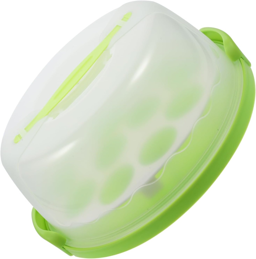 PRETYZOOM Multi-function Cake Carrier with Handle Cake Box for for Baked Goods Storage for Outdoor Use and Display