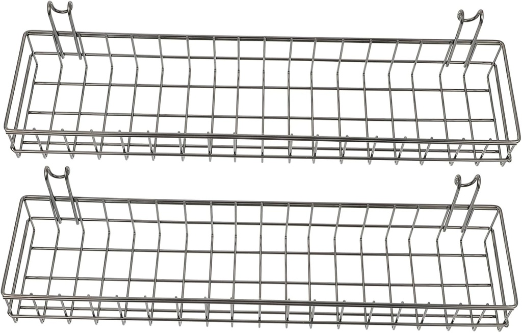 Metal Storage Basket Kitchen Storage Holder Sundries Organizer Hanging Wall Basket