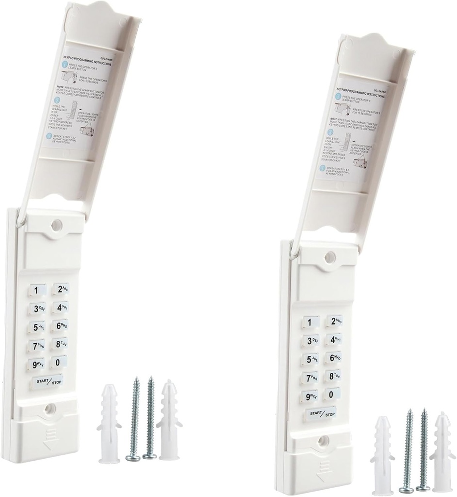 2 Garage Outlet Garage Door Remote Keypad Opener for Linear (MDTK)