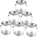 ABOOFAN 12pcs Candy Cookie Jar Handle Mini Storage Containers for Dried Fruits Tea and Small Items Airtight Lids for Freshness for Parties and Organization