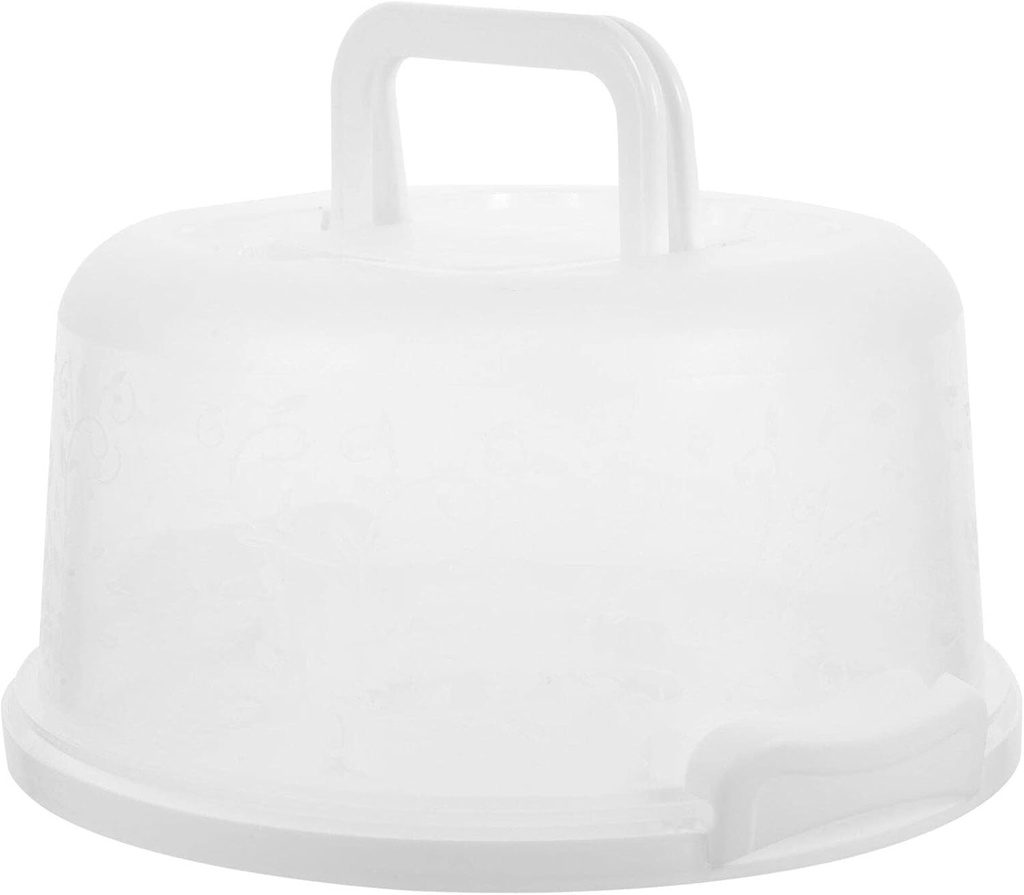 Reusable Cake Carrier Handle Portable Bread Box Cake Keeper Cake Storage Container Transporting Cakes Pies Desserts Fits Standard Cake Boxes Easy Clean