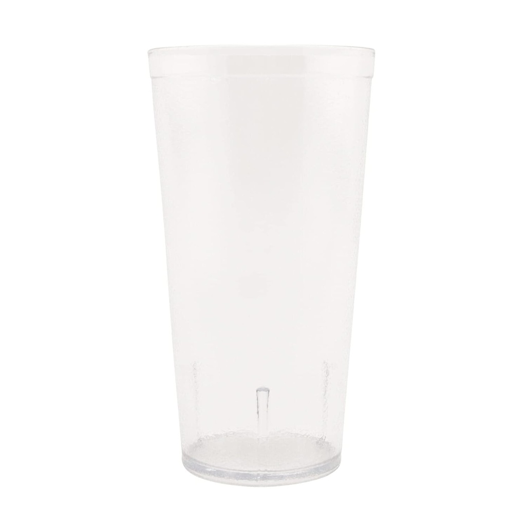 G.E.T. 6620-1-CL Heavy-Duty Plastic Restaurant Tumblers, 20 Ounce, Clear (Set of 12)