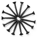 meite Drywall Screws, #6 x 1-1/4" Coarse Thread Wood Screws for Drywall, 1280PCS Black Sheetrock Screws, Phosphate Finish Phillips Drive Dry Wall Screws (5 LBS)