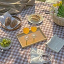 Oversize Picnic Beach Blanket, 80''x60'' Outdoor Waterproof Foldable Sandproof Blankets Plaid Picnic Mat for Beach Camping on Grass Picnic Blankets (Brown, 80x60in)