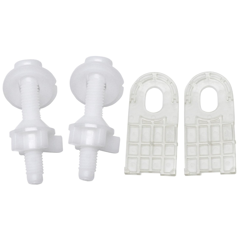 Plastic Toilet Seat Bolts Installation Kit for TOTO THU689 Toilets and Bidets Easy to Install Traditional Toilet Seat Bolt Covers, 2-Piece Set Toilet Parts