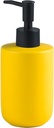 Hand Soap Dispenser, Modern Ceramics Dish Soap Dispenser with Pump Refillable Leak Proof Kitchen Soap Dispenser for Bathroom Lotion Soap 12 oz (Yellow)