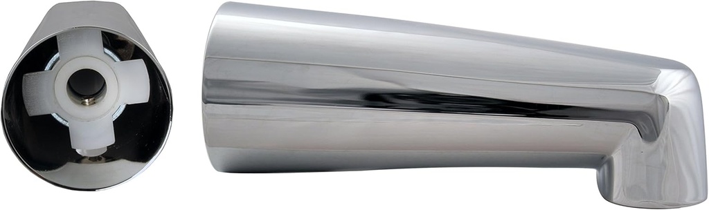 Westbrass 7" Tub Spout for Copper Pipe, Polished Chrome, E5074-1F-26