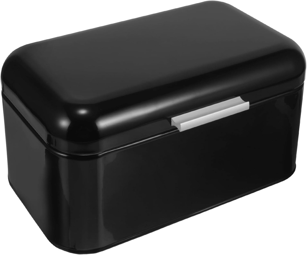 Vintage Metal Bread Box Window Retro Bread Storage Container for Kitchen Counter Multi-Function Food Holder for Home and Bakery