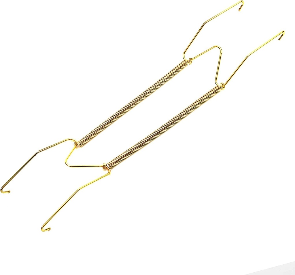 1Pcs Plate Hanger 15.98" W Type Stainless Steel Plate Hangers Invisible Wall Hooks for Walls Compatible Decorative Plates Hooks Dish Diaplay Holder Golden,Aicosineg